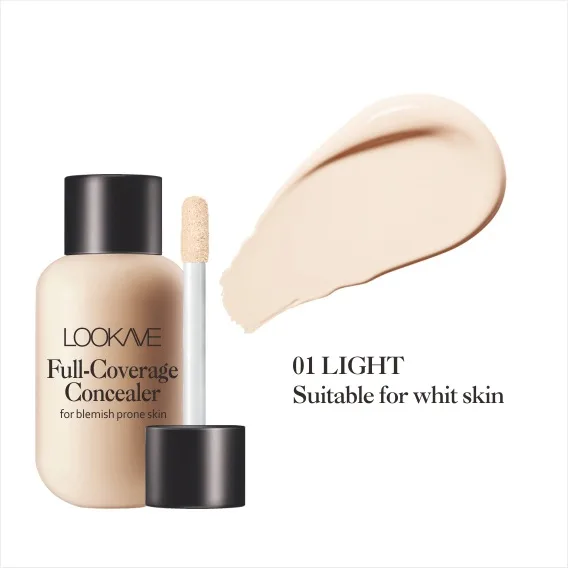 

Face Concealer Full Cover Makeup Waterproof Liquid Skin Color Corrector Cream Base Make Up Eye Dark Circles Cosmetic Wholesale