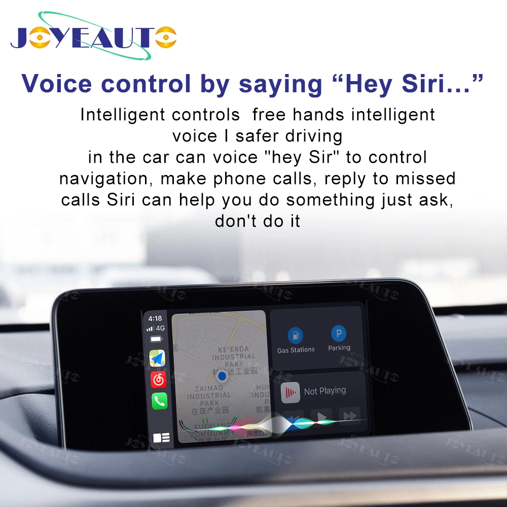 

Joyeauto Wireless Apple Carplay for Lexus RX 2018-2019 Android Auto/iOS13 Mirroring Support Real Camera Guidelines Car play