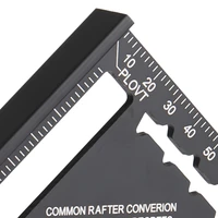 aluminum ruler carpenter square 7 inch measuring layout tool for teaching daily uy8