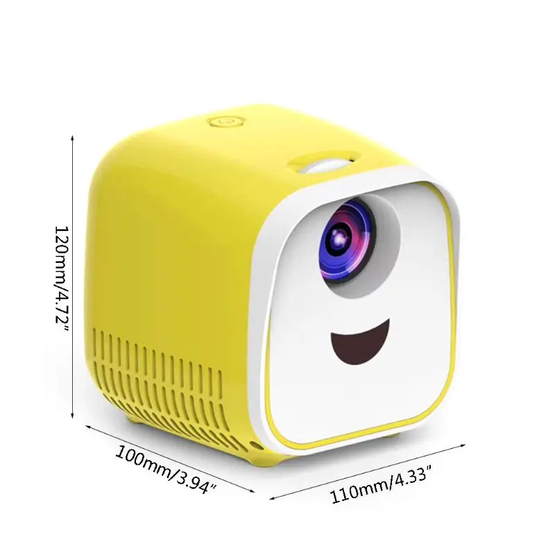 L1 Mini Projector Children Portable Projector 1000 Lumens Micro Video Projector
