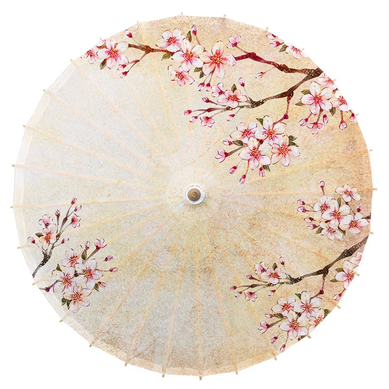 Зонт в японском стиле из масляной бумаги детский классический зонт виде цветка