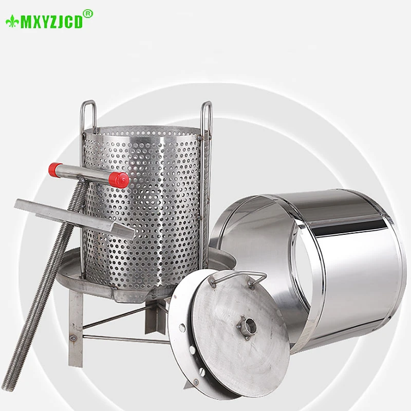 Пресс машина для прессования пчелиного воска из нержавеющей стали медовый