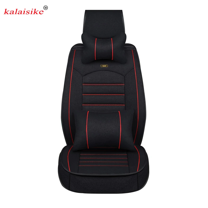 

Kalaisike Flax Universal Car Seat covers for Mercedes Benz all models A160 180 B200 c200 c300 E class GLA GLE S600 car styling