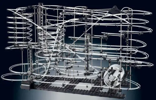 Космический уровень 9 CE Marble Run американские горки космическая