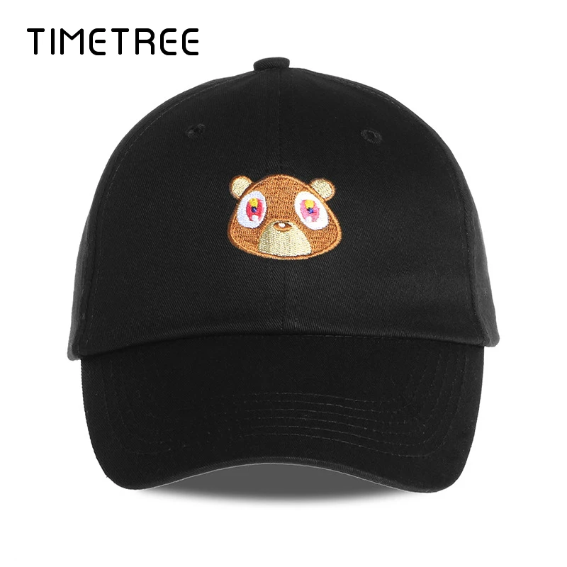 Kanye West Ye Bear Dad Hat Милая летняя кепка бейсболка для мужчин и женщин кепки s унисекс