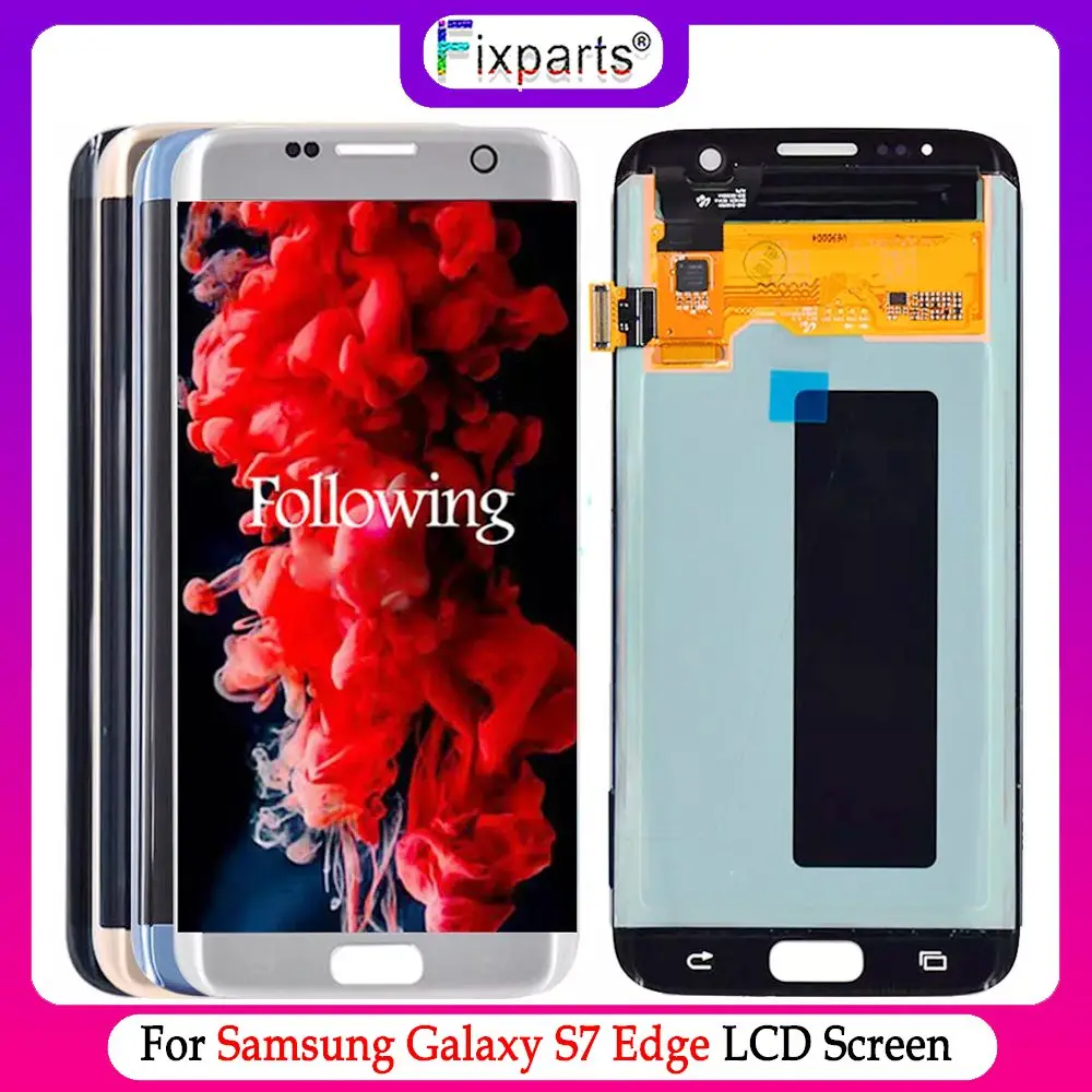 

100% Tested For Samsung Galaxy S7 Edge G935 LCD G935F Display Touch Screen Digitizer Assembly For samsung s7 edge screen display