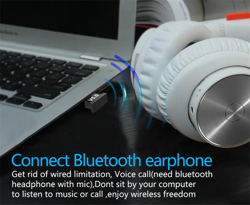 USB Bluetooth 5,0 аудио приемник мини стерео Bluetooth AUX 3,5 мм USB адаптер конвертер для ТВ ПК Комплект для автомобильного компьютера