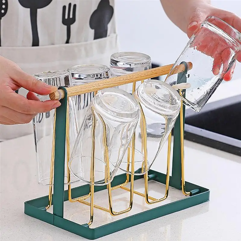 1Pc Durable Exquisite Portable Creative Useful Cup Drying Rack Draining | Дом и сад