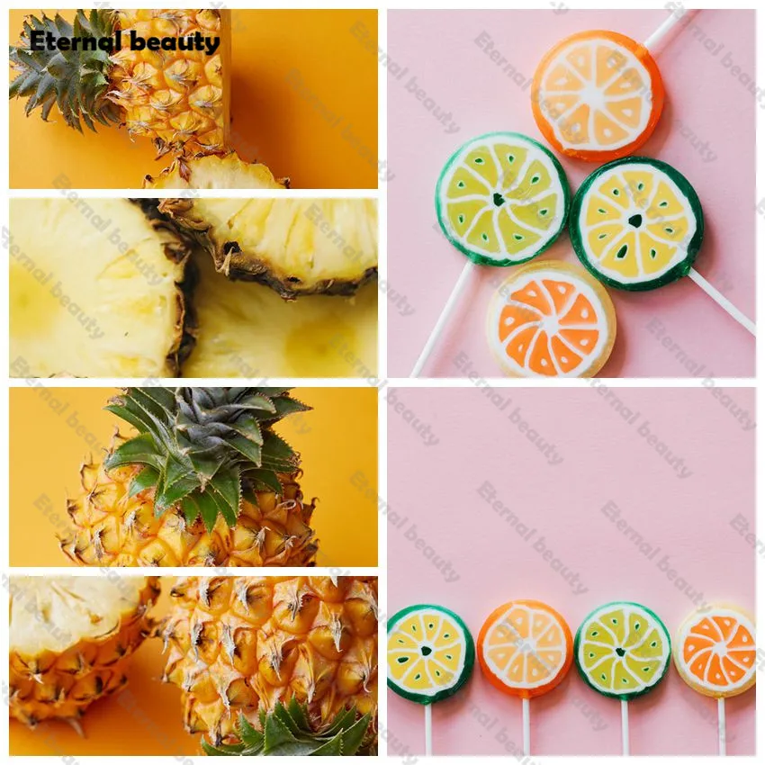 

Pineapple Diy Diamond Painting Full Square/Round Drill 5D Diamond Embroidery Fruit Lollipop Picture of Rhinestones Home Decor
