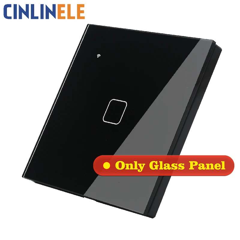 Настенный сенсорный светильник ключатель света с Wi Fi только стеклянная панель