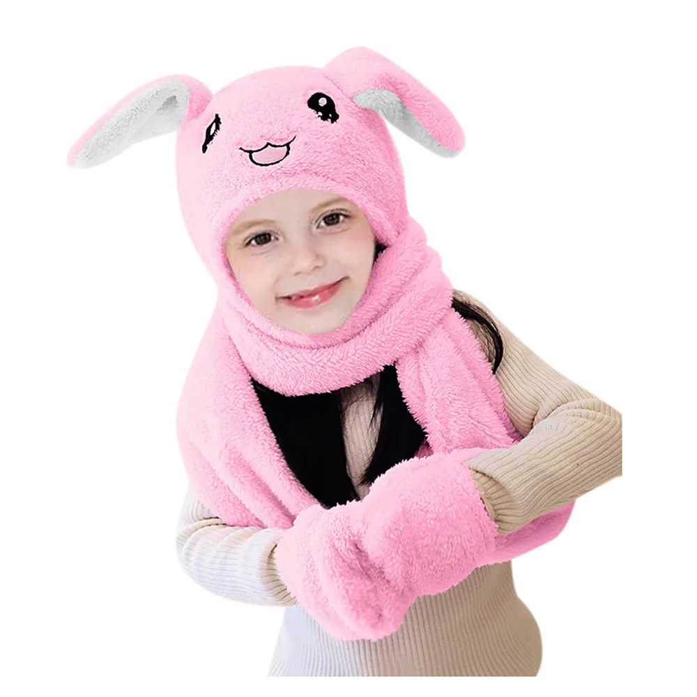 ARLONEET/Детские шапки для девочек и мальчиков хиджаб шарф перчатки комплект из 3