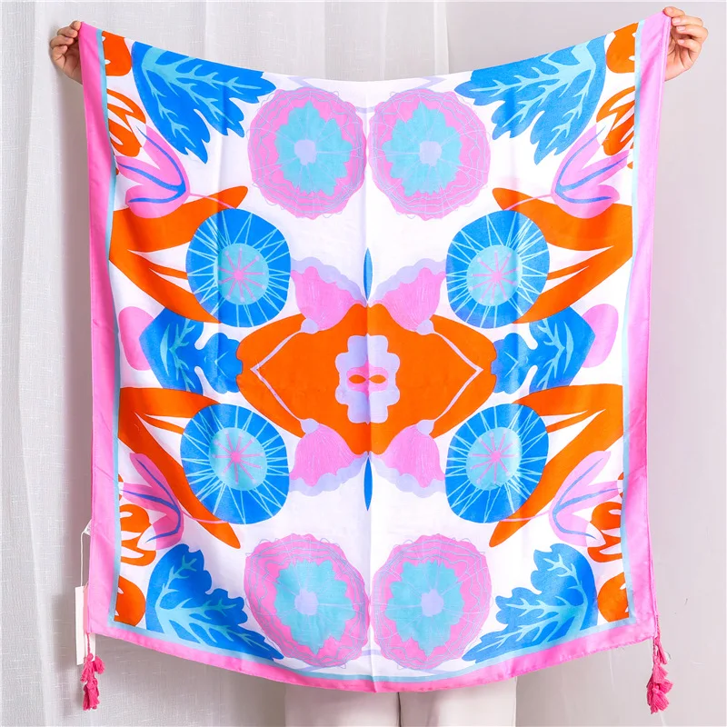 Женские шарфы Foulard Femme женский Плетеный шарф шлейф пончо женское 2019 пашмины Inverno