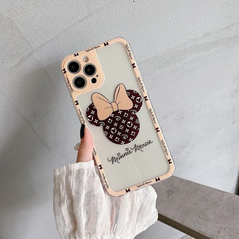 Прозрачный силиконовый чехол для Iphone13 12 11 Promax X Xs Xr Xsmax 7/8/6 | Женская одежда