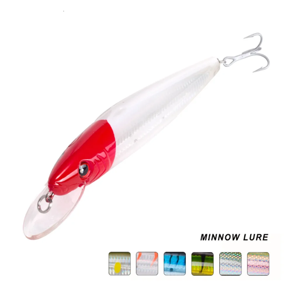 Плавающая приманка в виде гольяна большая блесна рыболовная 67 г/180 мм 8 цветов