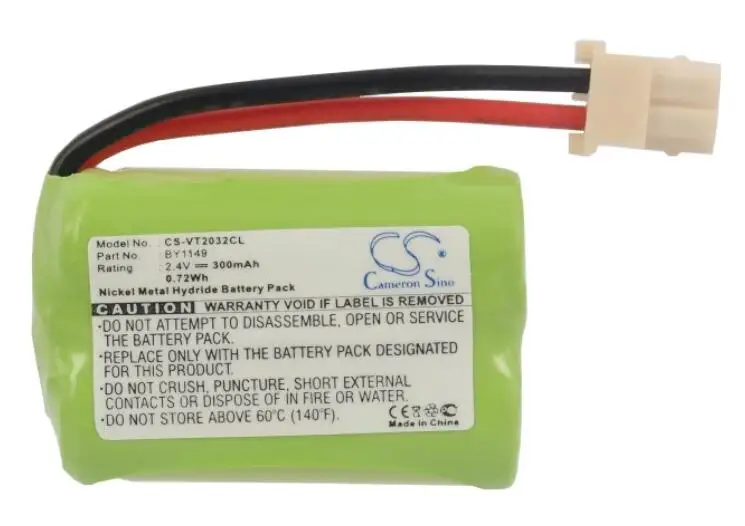 Аккумулятор cameron sino 300 мАч для V TECH VT2032 VT2032RD VT2032WT BY1149, аккумуляторная батарея для телефона