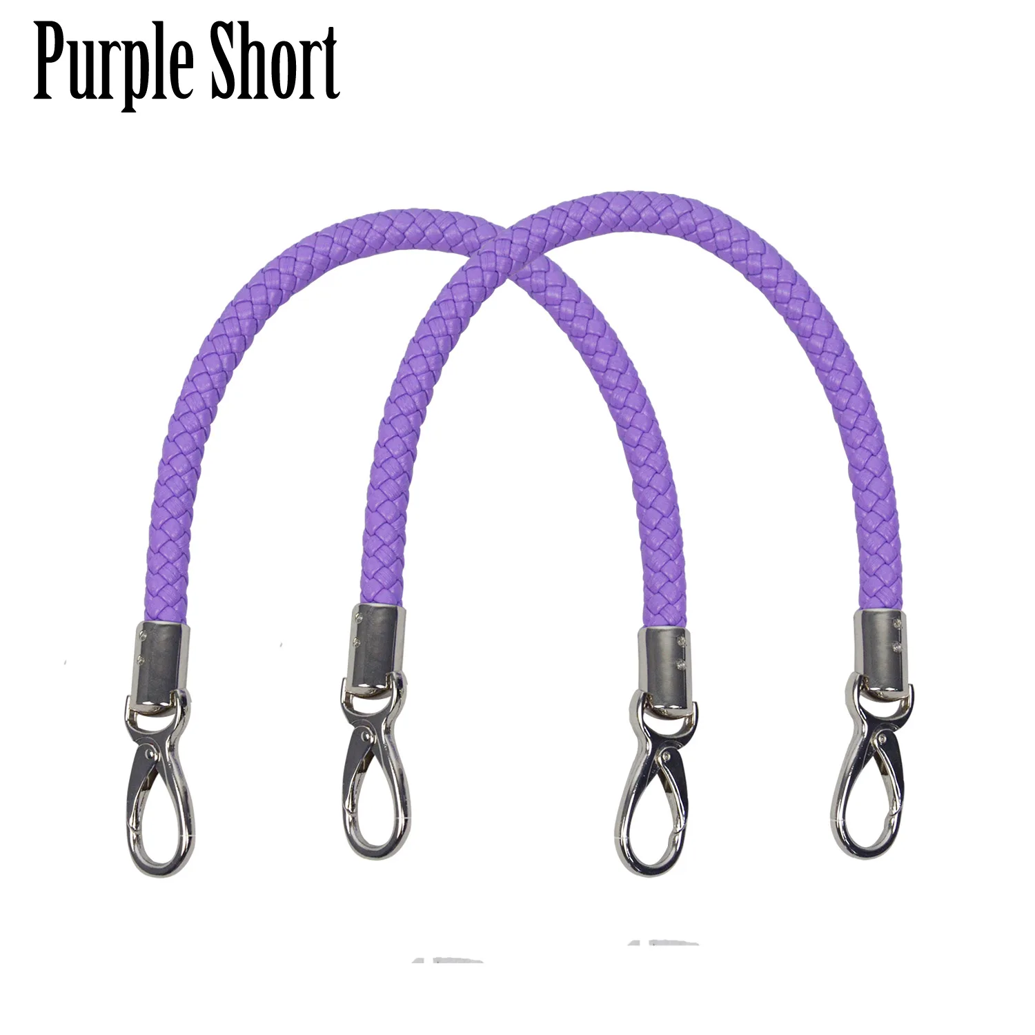 purple short TANQU Новинка 1 пара Obag ручки длинный короткий ремень для Obag EVA Obag женская сумка через плечо - Цвет: purple short