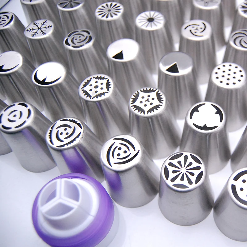 48 шт. сопла 1 соединитель русские наконечники тюльпан из нержавеющей стали