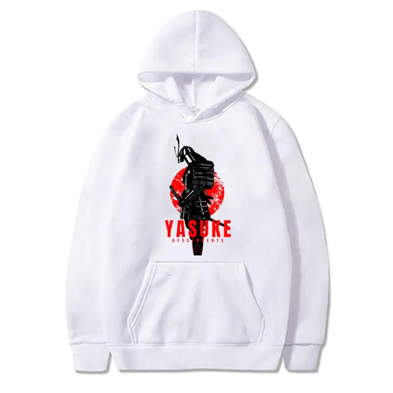 2021 Amine Yasuke Print hoodie Long Sleeve Hooded Sweatshirt for Women Men