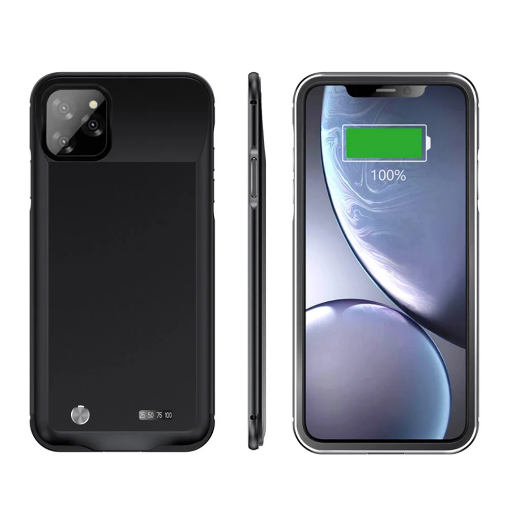 5000 мАч, металлический каркас, аудио выход для iphone 11 11 Pro 11 Pro Max, чехол для зарядного устройства, чехол для смартфона, внешний аккумулятор