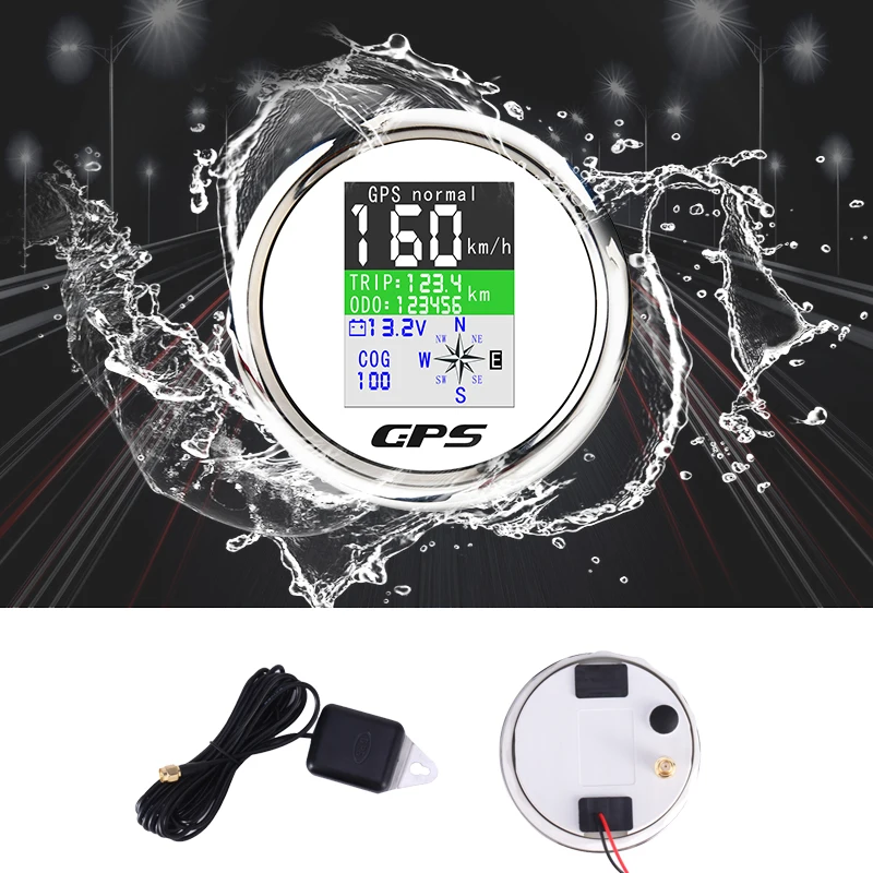 Автомобильный цифровой GPS спидометр одометр с TFT экраном 85 мм 9 32 в|Спидометры| |