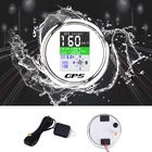 Автомобильный цифровой GPS-спидометр, одометр с TFT-экраном 85 мм, 9-32 в