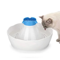 pet cat drinking fountain quiet 2 3l large capacity automatic electric two area water fountain feeder for cat and dog