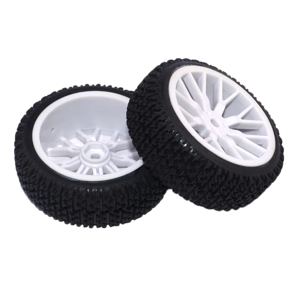 

2x Tire Wheel Anti-tires All Terrain Tire for 1/16 HPI HSP Savage