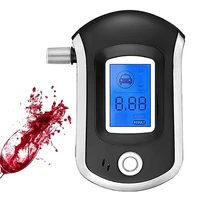 Alcohol Tester Breathalyzer Digital LCD Dispaly Breath Alcohol Testing BAC AT6000