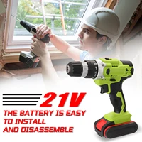 multifunctional electric cordless drill electric power tools 21v high power lithium battery wireless rechargeable drills home
