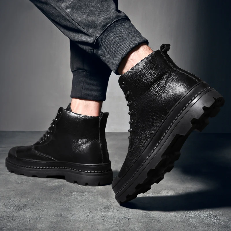 Мужская обувь Классическая Повседневная Кроссовки из натуральной кожи