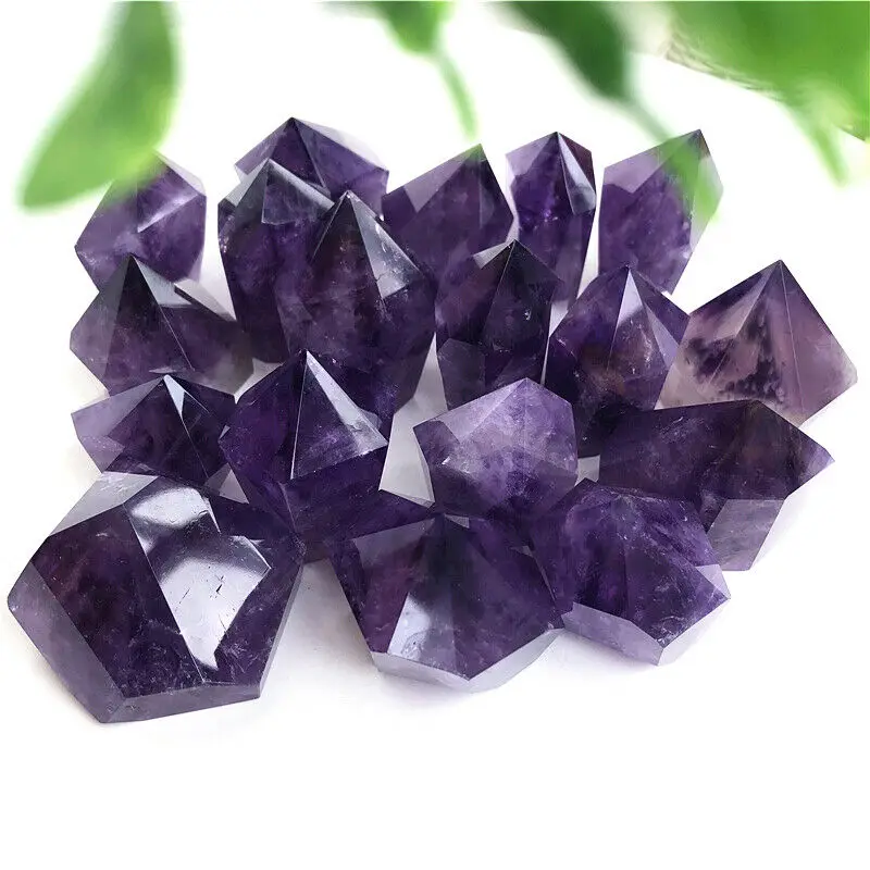 3 вида натуральных бриллиантовых палочек с аметистом лечебный драгоценный