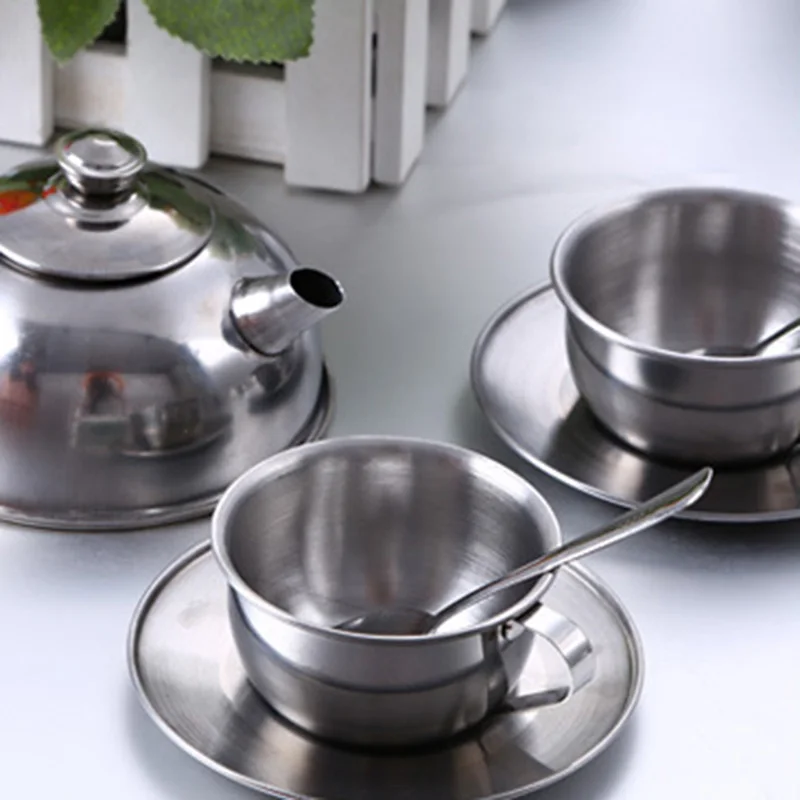 

16pcs Set Stainless Steel Play Cooking Toy Kids Kitchenware Roleplay Toddler Playhouse Game for Children C44