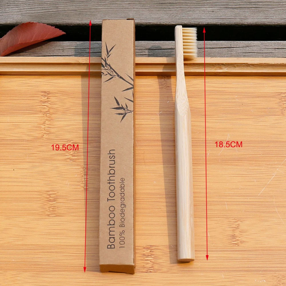 Мягкие щетинки бамбуковые зубные щетки экологичный уход за полостью рта зубная