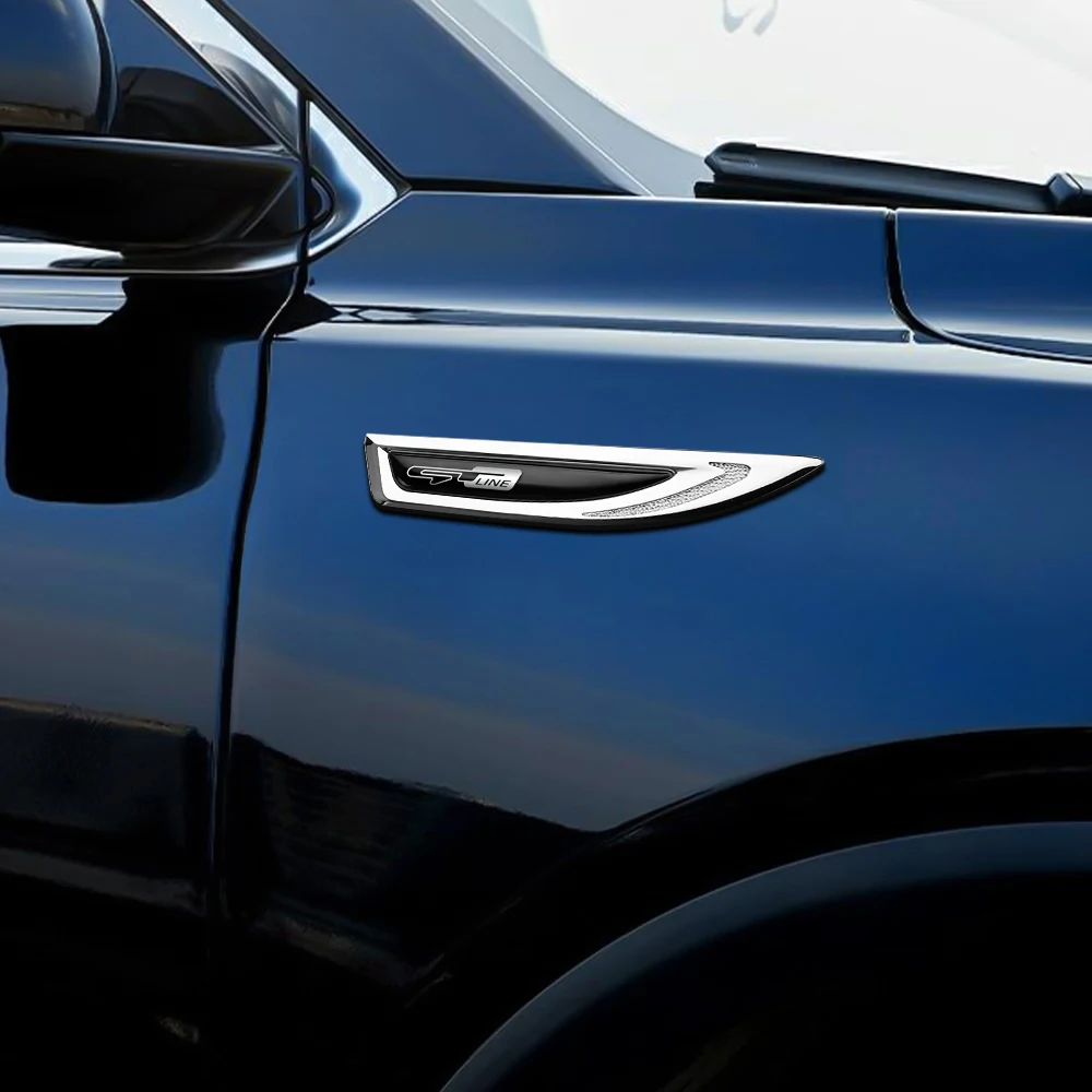 1 пара наклеек на боковое крыло автомобиля нож эмблема значок наклейки отделка