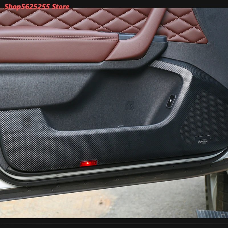 Автомобильные накладки для защиты от ударов двери кожаная наклейка из