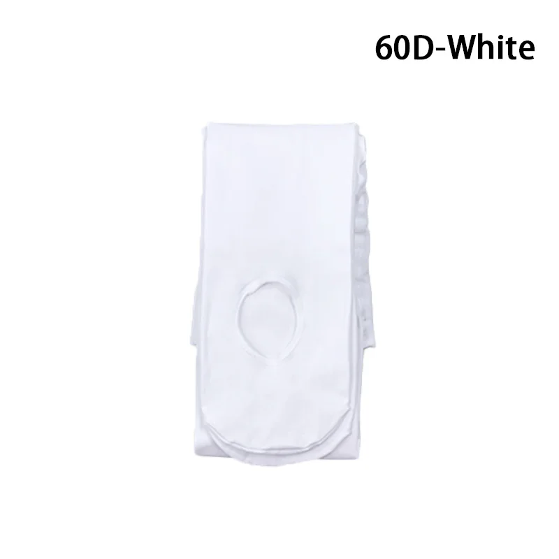 White-60D 60D/80D/90D детские колготки для профессиональных балетных танцев для девочек новые белые детские нейлоновые леггинсы телесного цвета колготки для гимнастики, танцев, балета - Цвет: White-60D