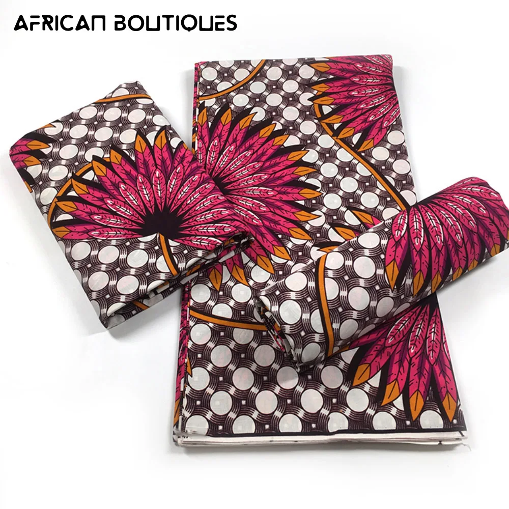 Африканские оригинальные Вощеные 100% хлопчатобумажные ткани 6 ярдов, модная вощеная ткань для африканских платьев от AliExpress RU&CIS NEW