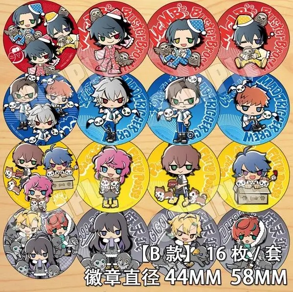 

Anime Division Rap Battle Yamada Ichiro Yamada Jiro Yamada Saburo Figure 4627 Badges Round Brooch Pin Gifts Kids Collection Toy