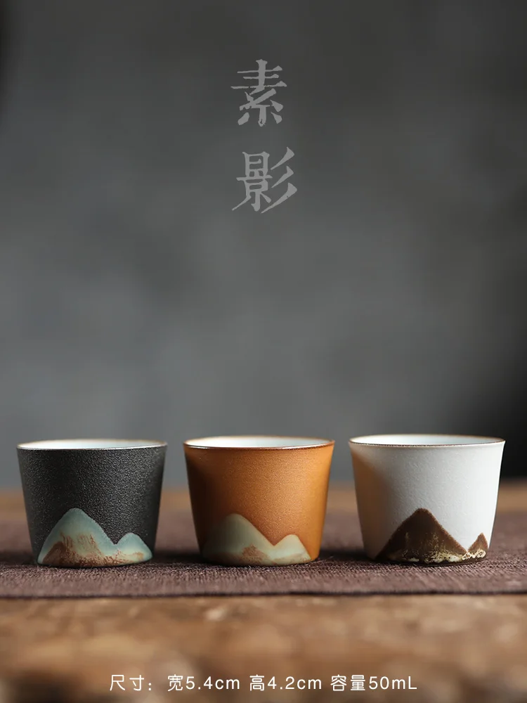 Tazas de ceramica creativas украшения для дома аксессуары Современный японский стиль ручной работы кухня Хризантема чайная чашка с блюдцем кружки