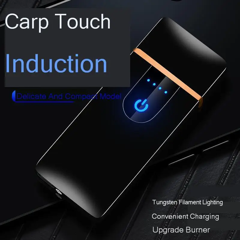 Зарядная Зажигалка сенсорная Индукционная ветрозащитная электронная