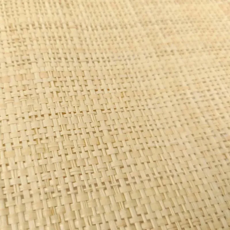 

Natural Real Raffia Placemat Handmade Weaving Straw Rattan Material Mat Home Webbing Furniture Chair Table Ceiling Decoration