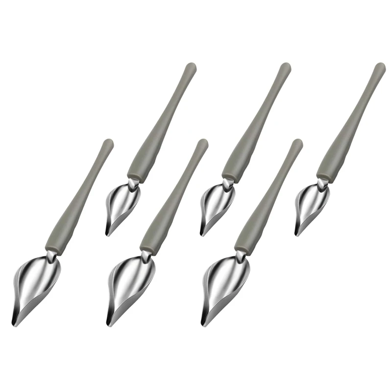 6 шт. художественный карандаш из нержавеющей стали нескользящая ложка для повара