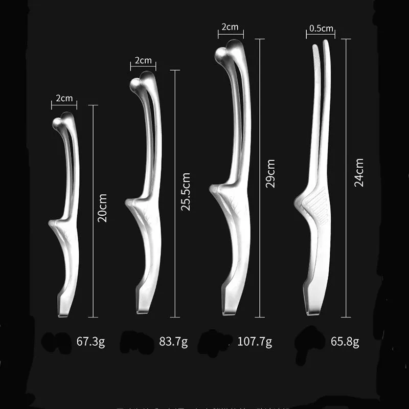 Щипцы для барбекю из нержавеющей стали Многофункциональные Пищевые в Корейском