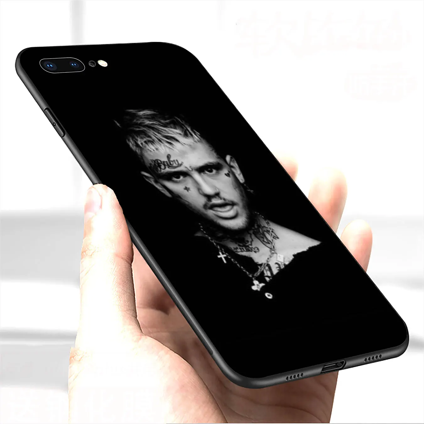 Мягкий силиконовый чехол IYICAO Lil Peep Bo для iPhone 12 Mini XR X XS 11 Pro Max 5 5S SE 6 6S 7 8 Plus черный из
