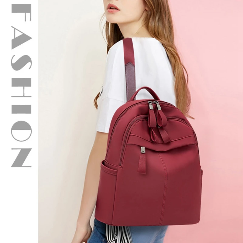 

New Fashion Women's Backpack Waterproof Travel Leisure Large Capacity