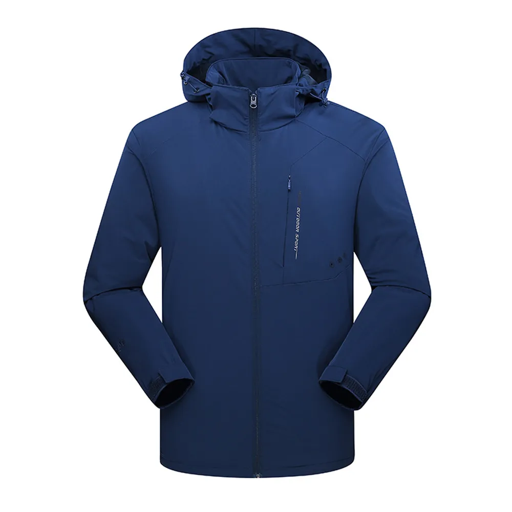 Мужская зимняя водонепроницаемая куртка спортивная теплая брендовая для