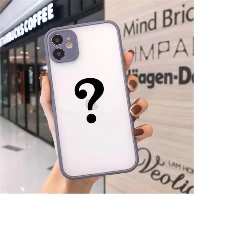 

Art David line Painted Phone Case matte transparent For gray iPhone 7 8 x xs xr 11 12 pro plus max mini Clear Funda