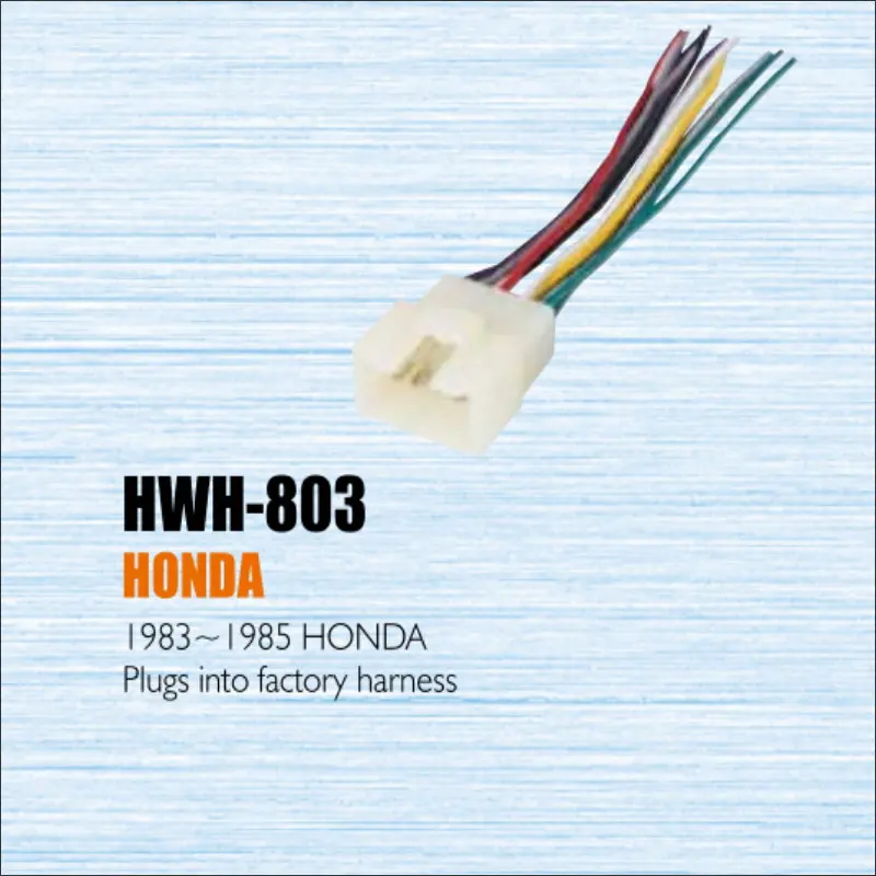 Подключается к заводской жгуту для Honda 1986 1998 1983 1985 радиоадаптер питания вторичный