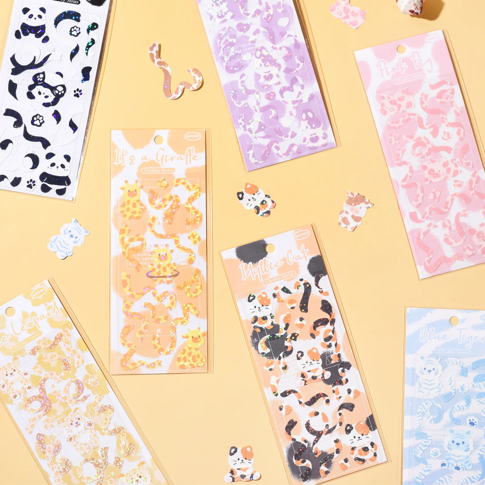 

Милая Лента Медведь Кролик лазерные наклейки ручная учетная запись Творческий счастливый план Скрапбукинг Украшение Kawaii корейский стиль