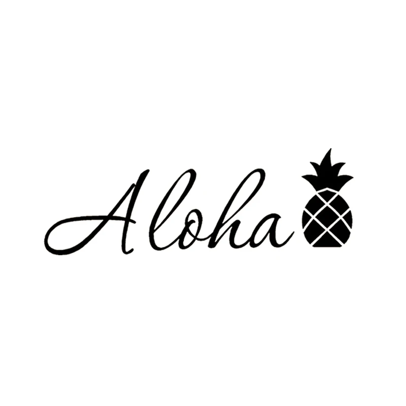 Aloha текстом футболка с вырезом лодочкой Hawaii черный Ванная комната силуэт